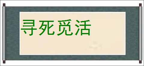 寻死觅活的意思,及其含义,寻死觅活基本解释