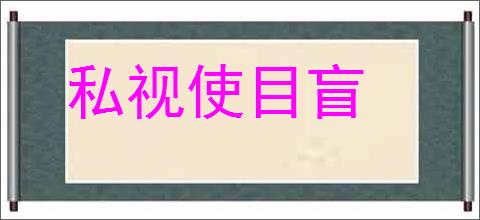 私视使目盲的意思,及其含义,私视使目盲基本解释